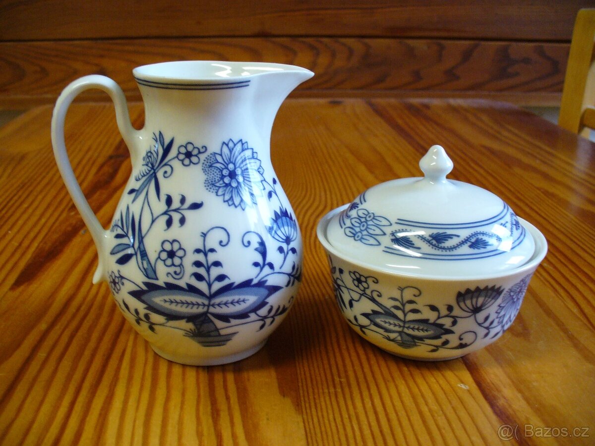 Cibulák - cukřenka, konvička na mléko - 2