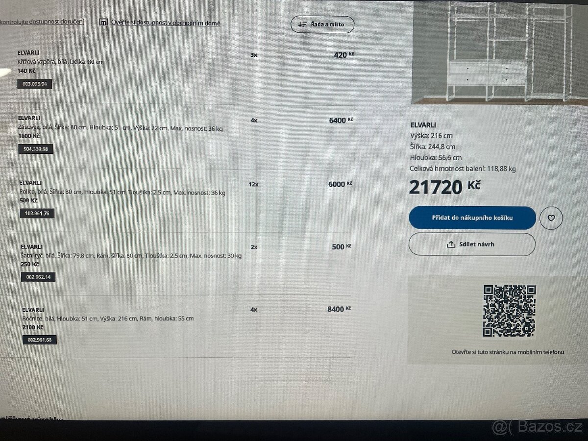 Ikea šatní skříň - 2