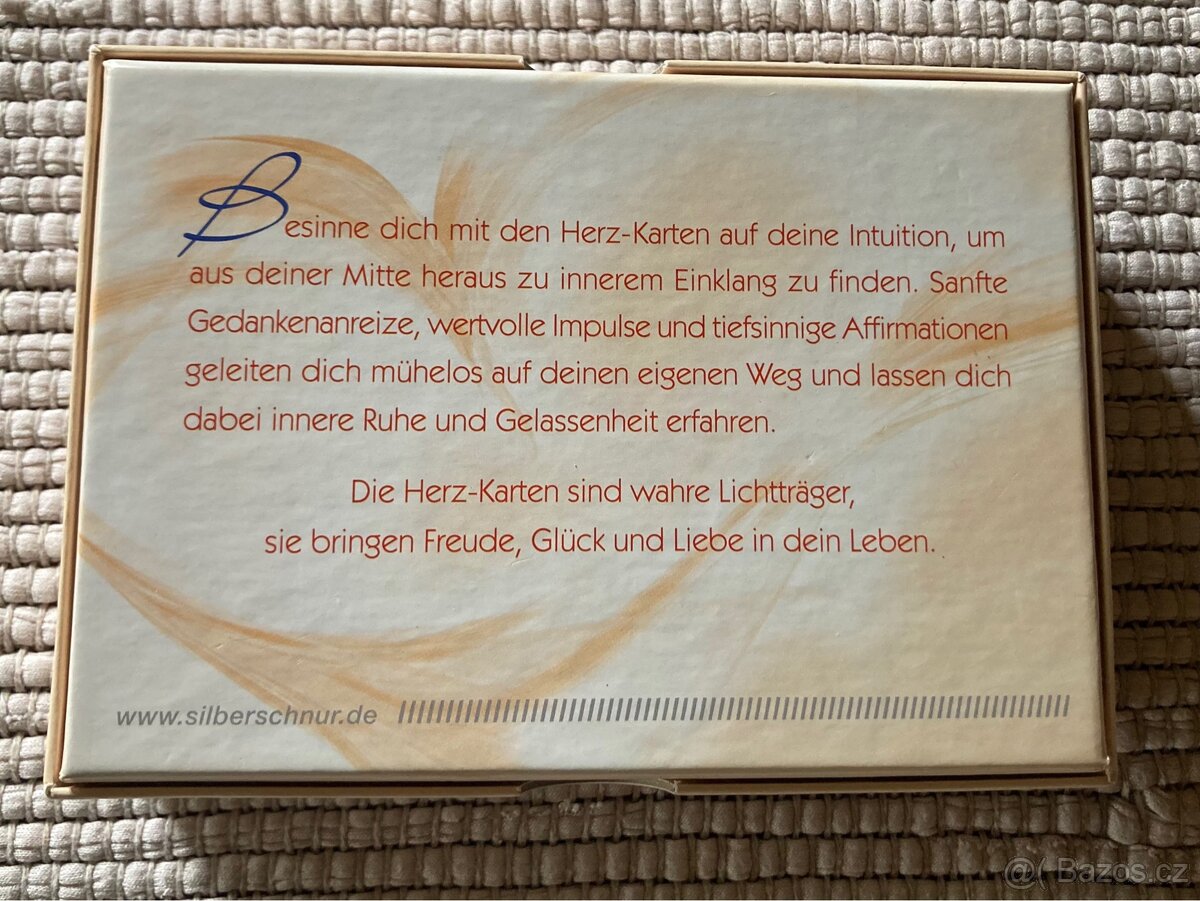 Herz Karten – Kurt Tepperwein - karty - NOVÉ - 2