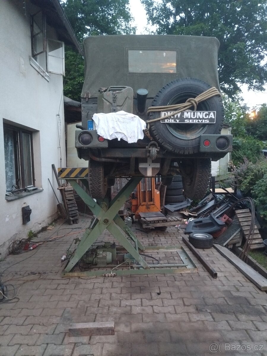 Hever nůžkový na veterány - 2