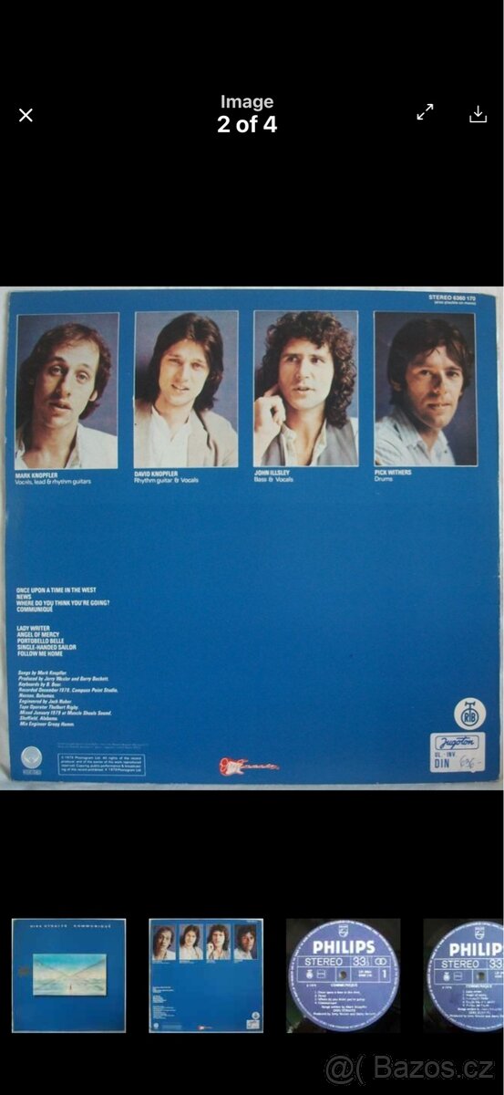 LP - DIRE STRAITS - COMUNICUÉ - 2