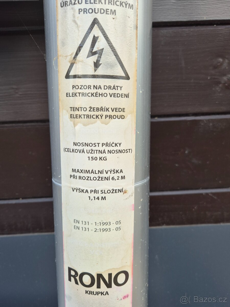 Profi teleskopický žebřík 6,2 m - 2