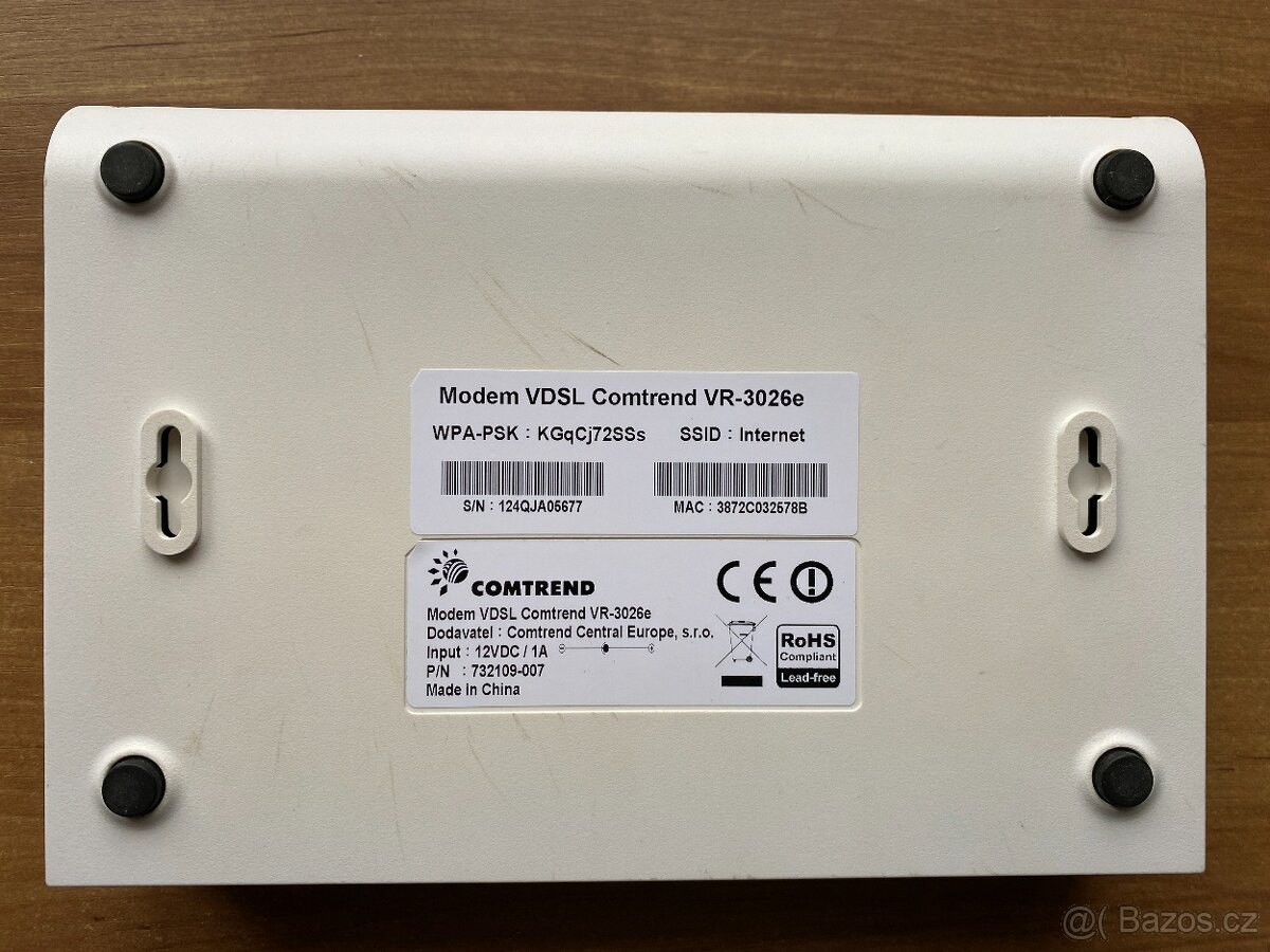 Prodám modem VDSL Comtrend vr-3026e - 2