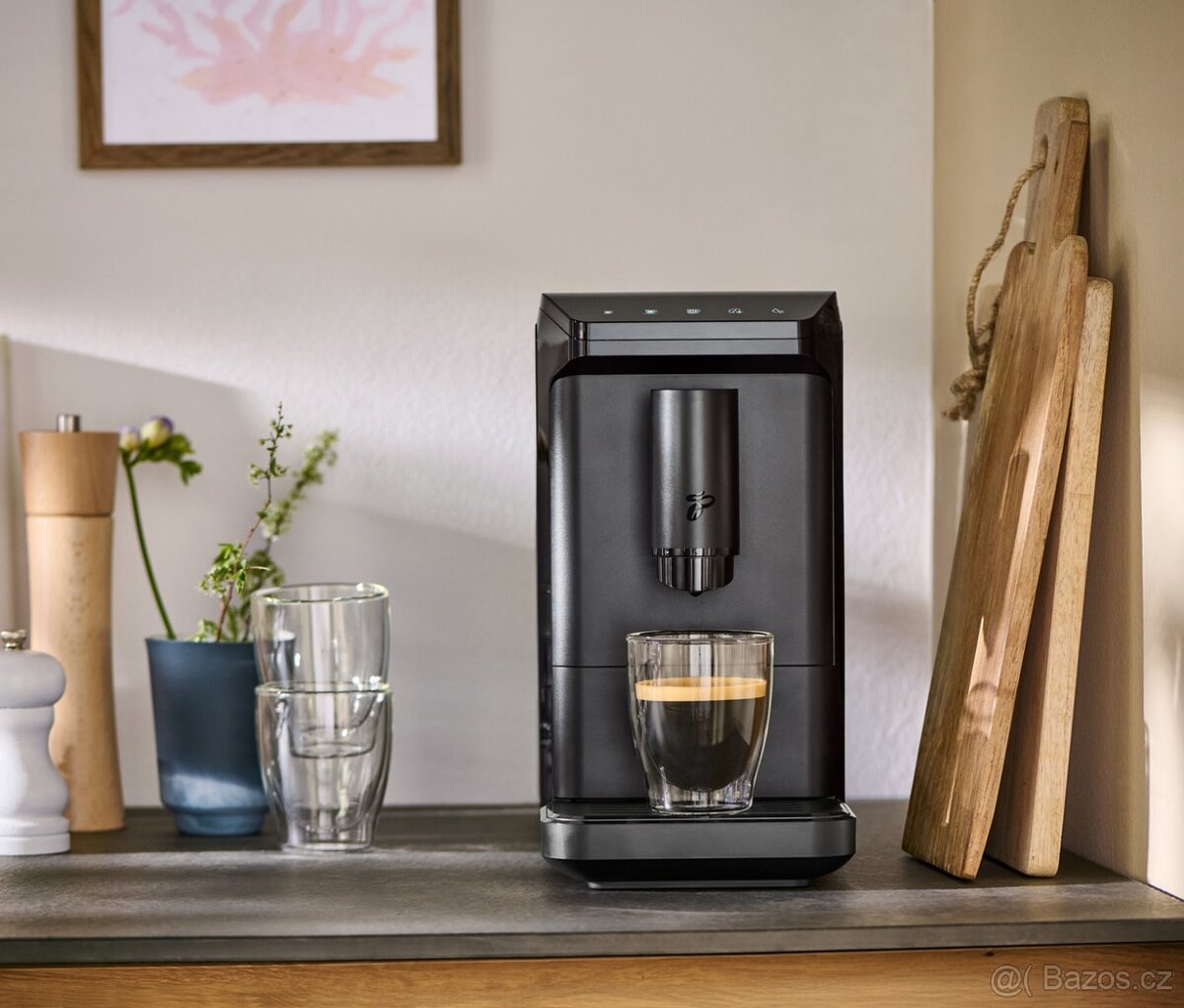 Plnoautomatický kávovarTchibo Esperto mini nový se záruku - 2