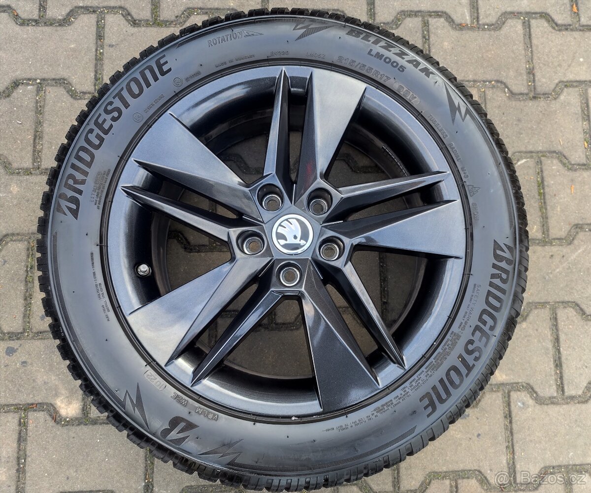 Alu kola originál Škoda Superb III 5x112 R17 Markab - 2
