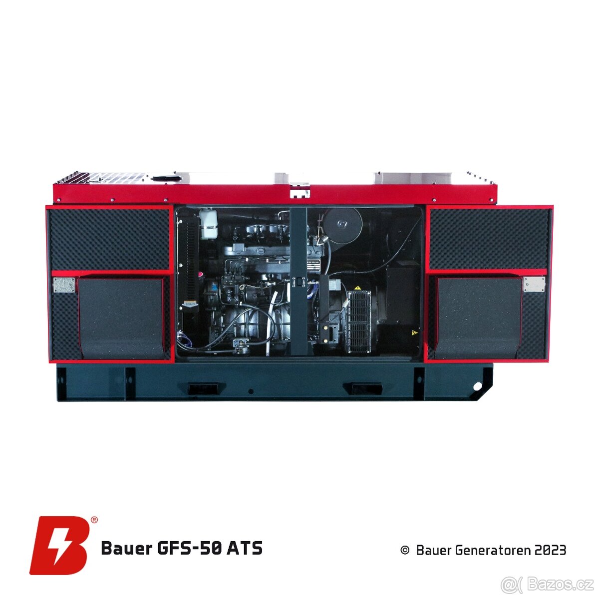 Naftová elektrocentrála Bauer GFS-50 ATS 50 kW/62,5 kVA - 2