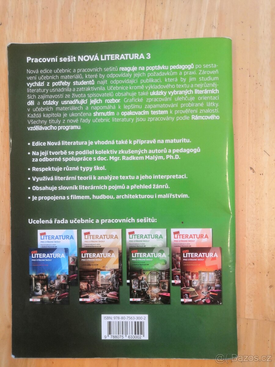 Nová literatura pro SŠ Pracovní sešit pro 3.ročník s ukázkam - 2