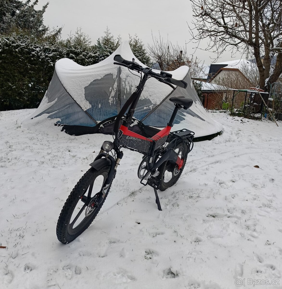 Skládací elektrokolo Lankeleisi C650 – zánovní, pouze 195 km - 2