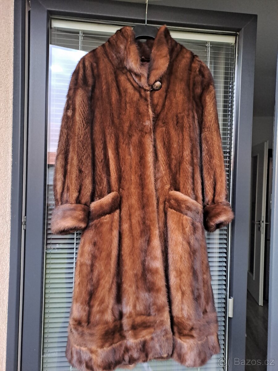 norkový, norek kožich - 2