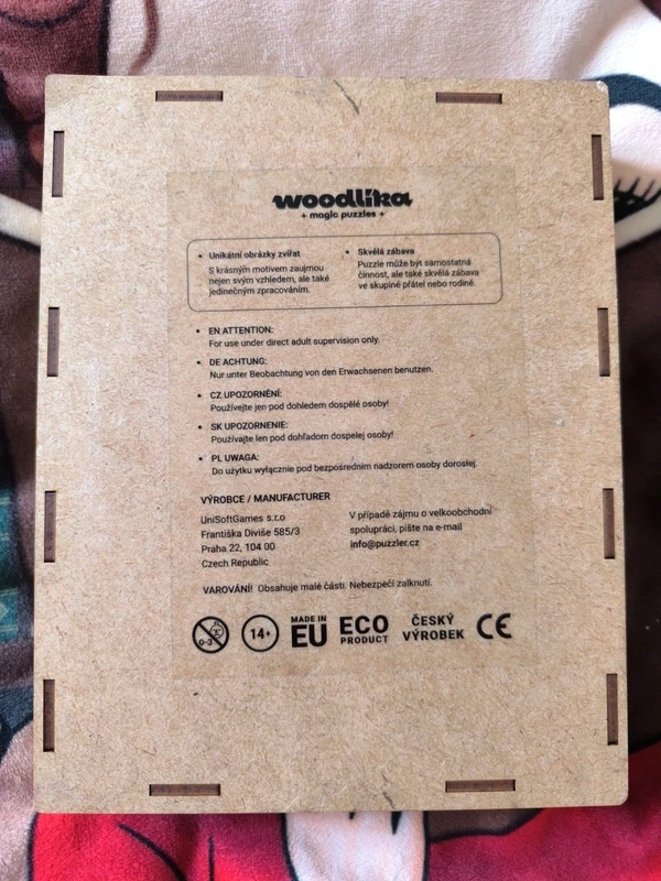 Mocný tygr - Dřevěné puzzle Woodlika - 2