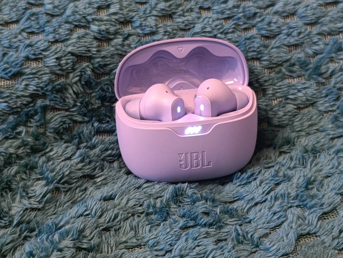 Predám slúchadlá JBL Tune Beam Fialové - 2