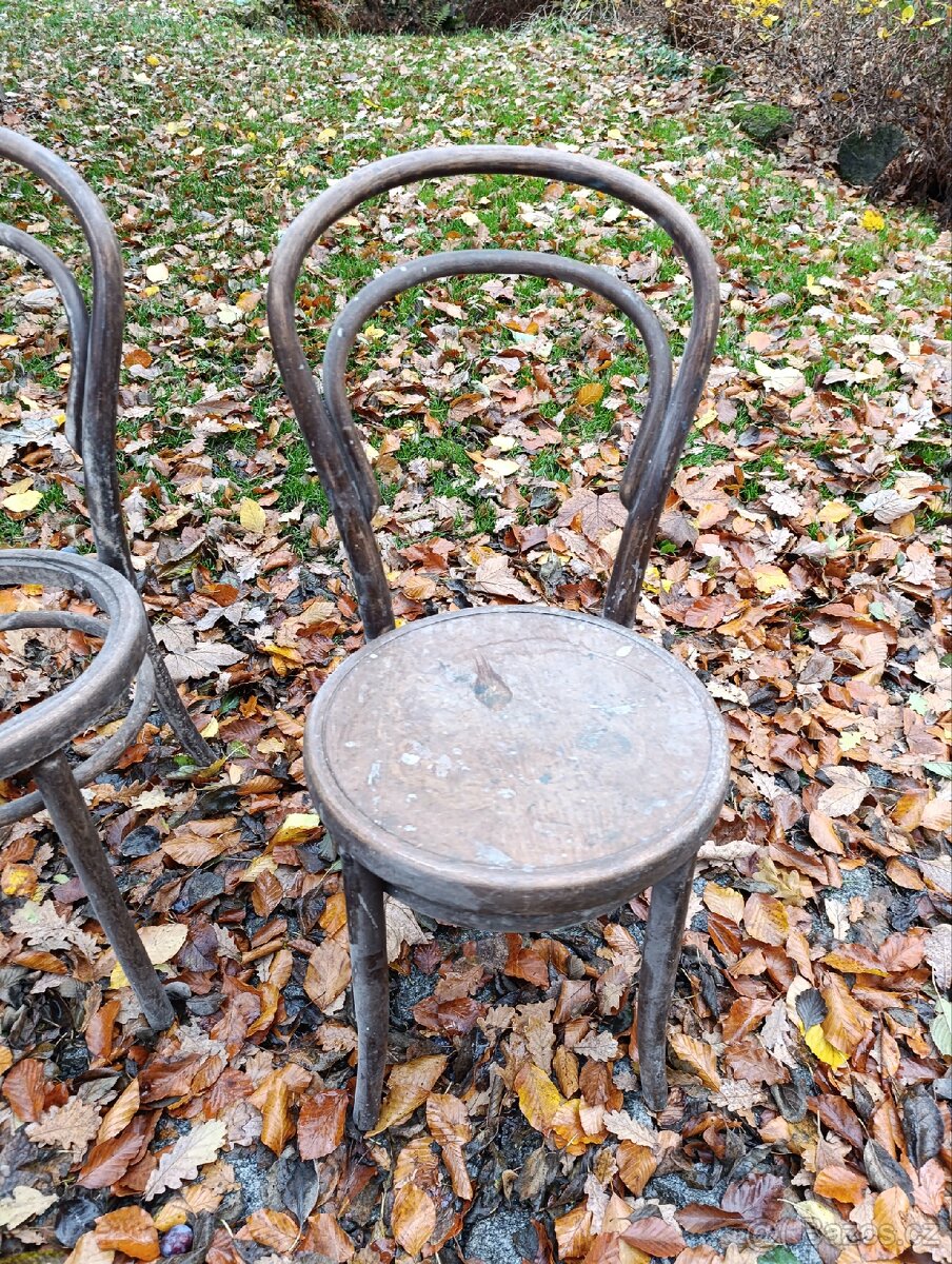 3 x židle Thonet - 2
