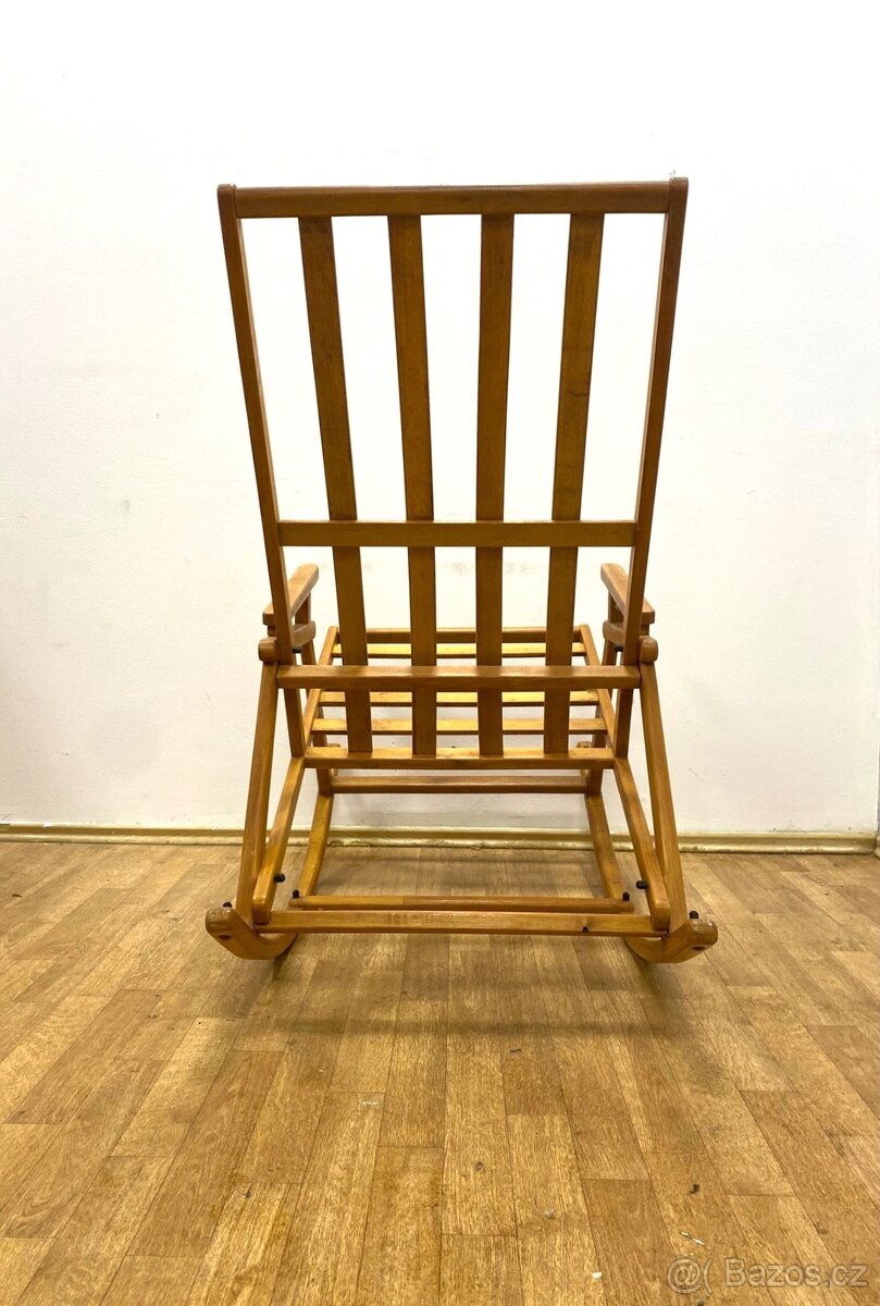 Retro křeslo houpací 60. léta - 2