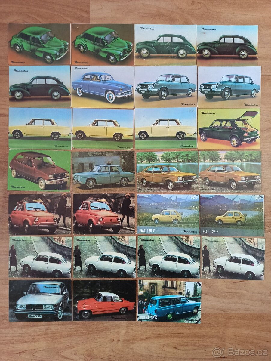 Kartičky Mototechna Orion - 2