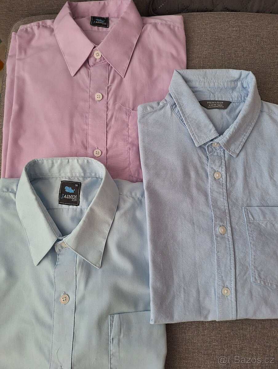 Chlapecká společenská košile vel. 36,37,158 - 2