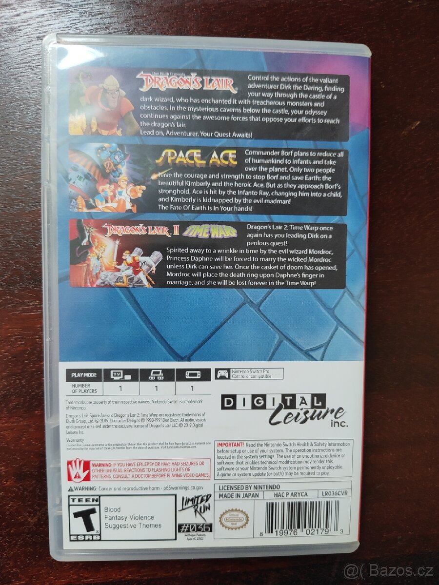 Dragon's Lair Trilogy - Nintendo Switch (LRG / Limited Run) - 2