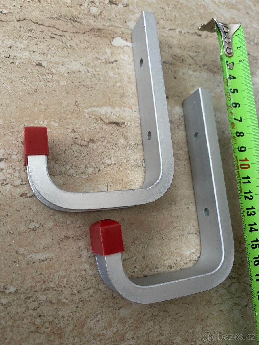 Hliníkové věšáky 12x8 cm - 4 ks - 2