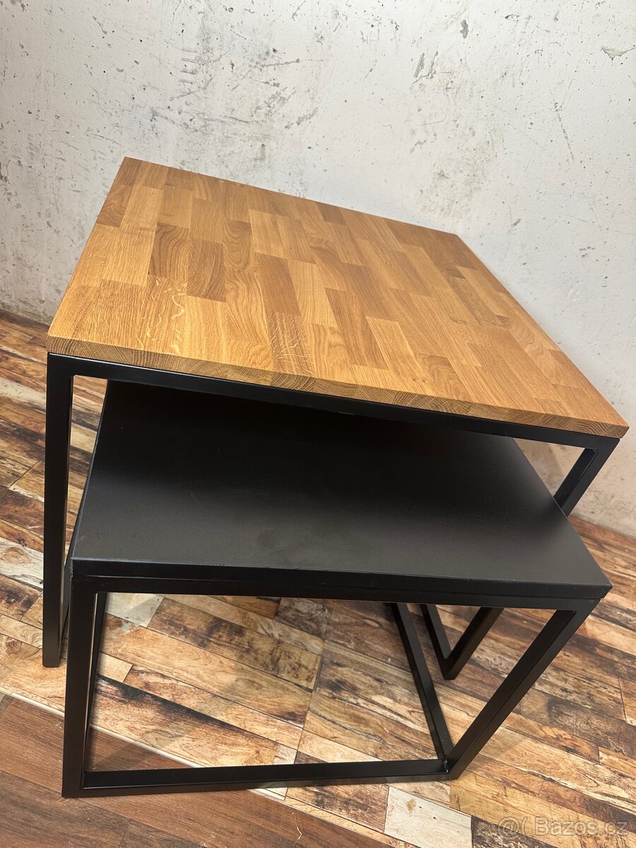 Konferenční stolky dub masiv - 2