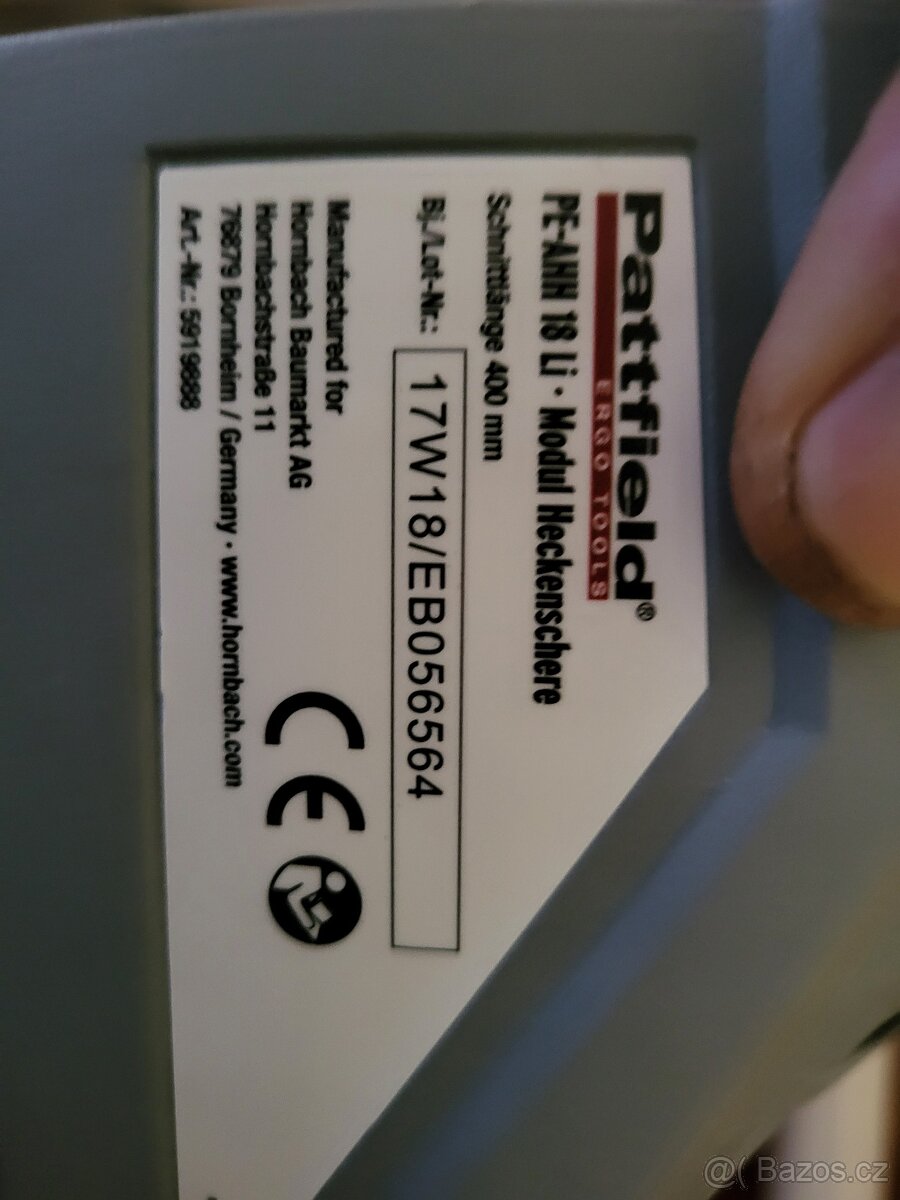 Nůžky na živý plot, plotostřih teleskopické akumulátorové - 2