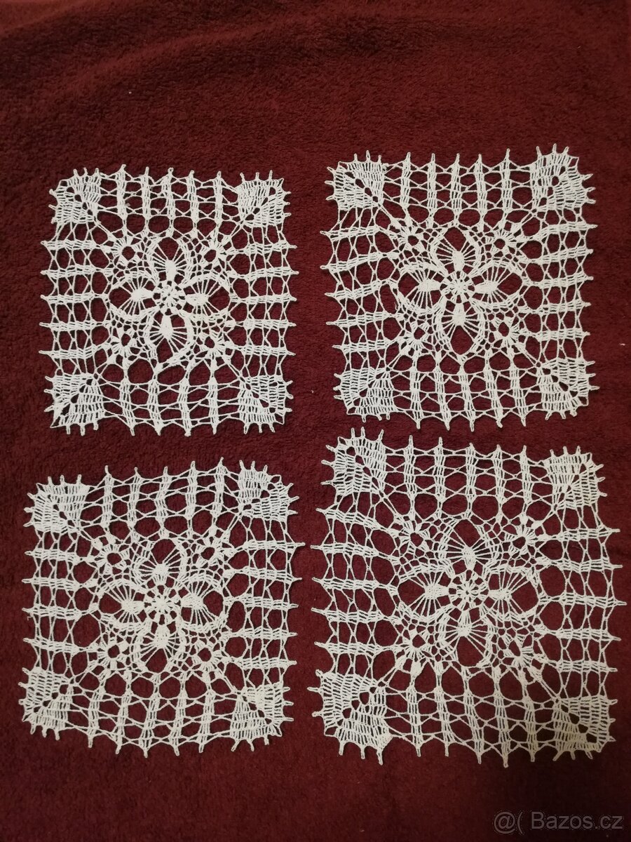 Sada háčkovaných prostírání - 2