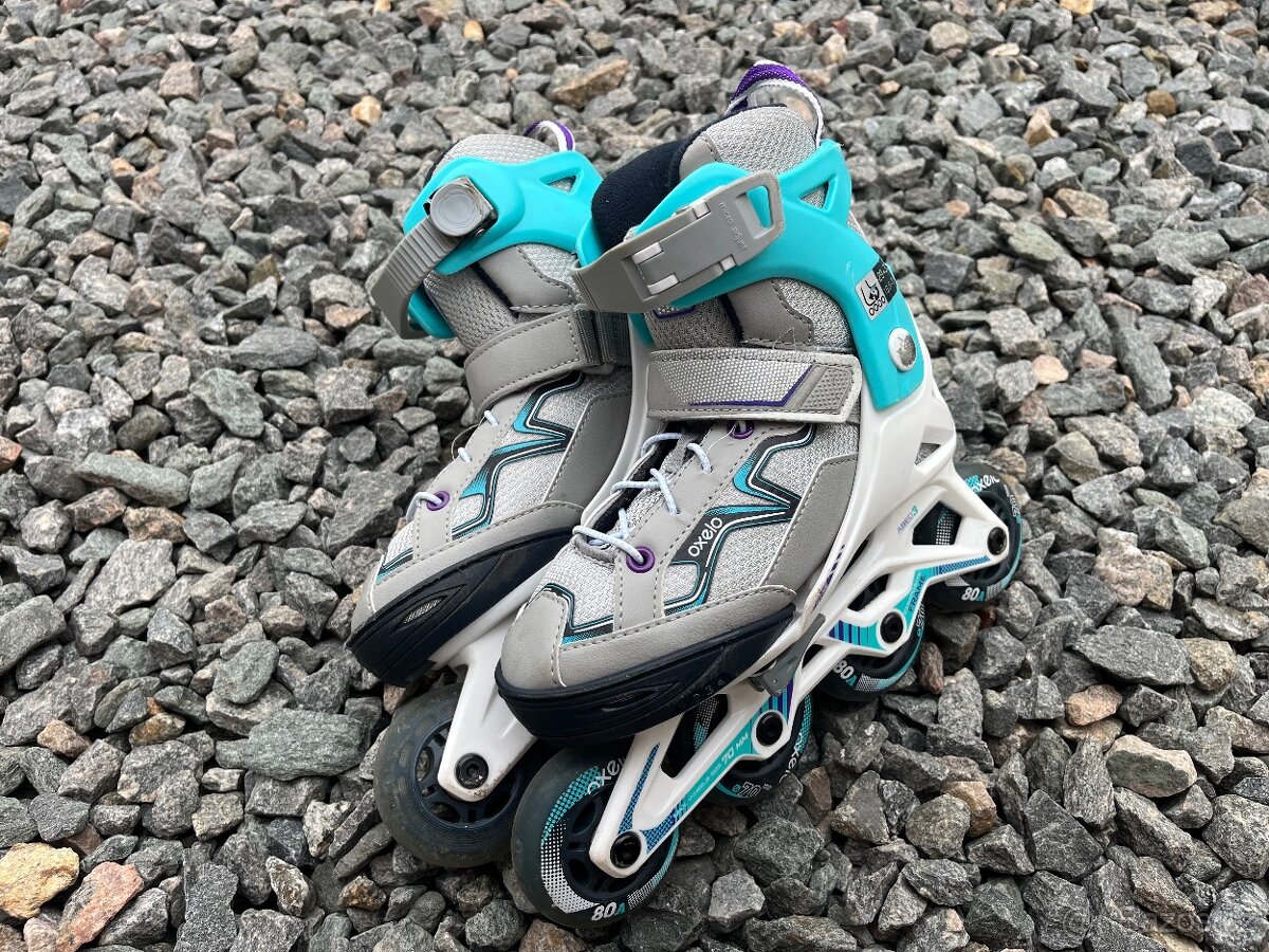 brusle Oxelo 29-32 + chrániče - 2