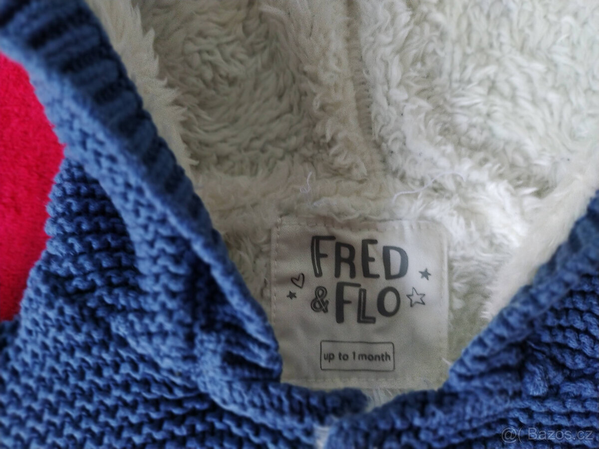 Dětsky vytepleny svetr vel.0-6 m - 2