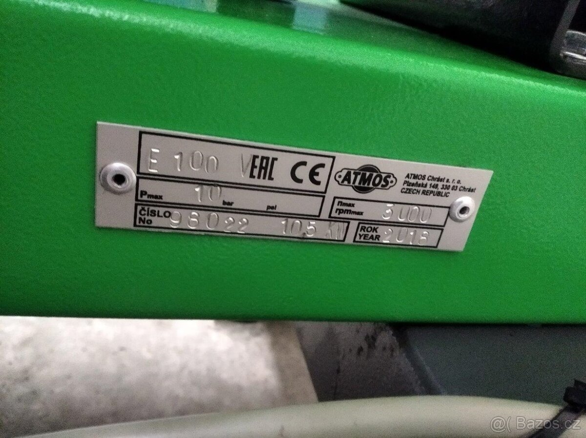 Prodám šroubový kompresor Atmos E100 Vario - 2