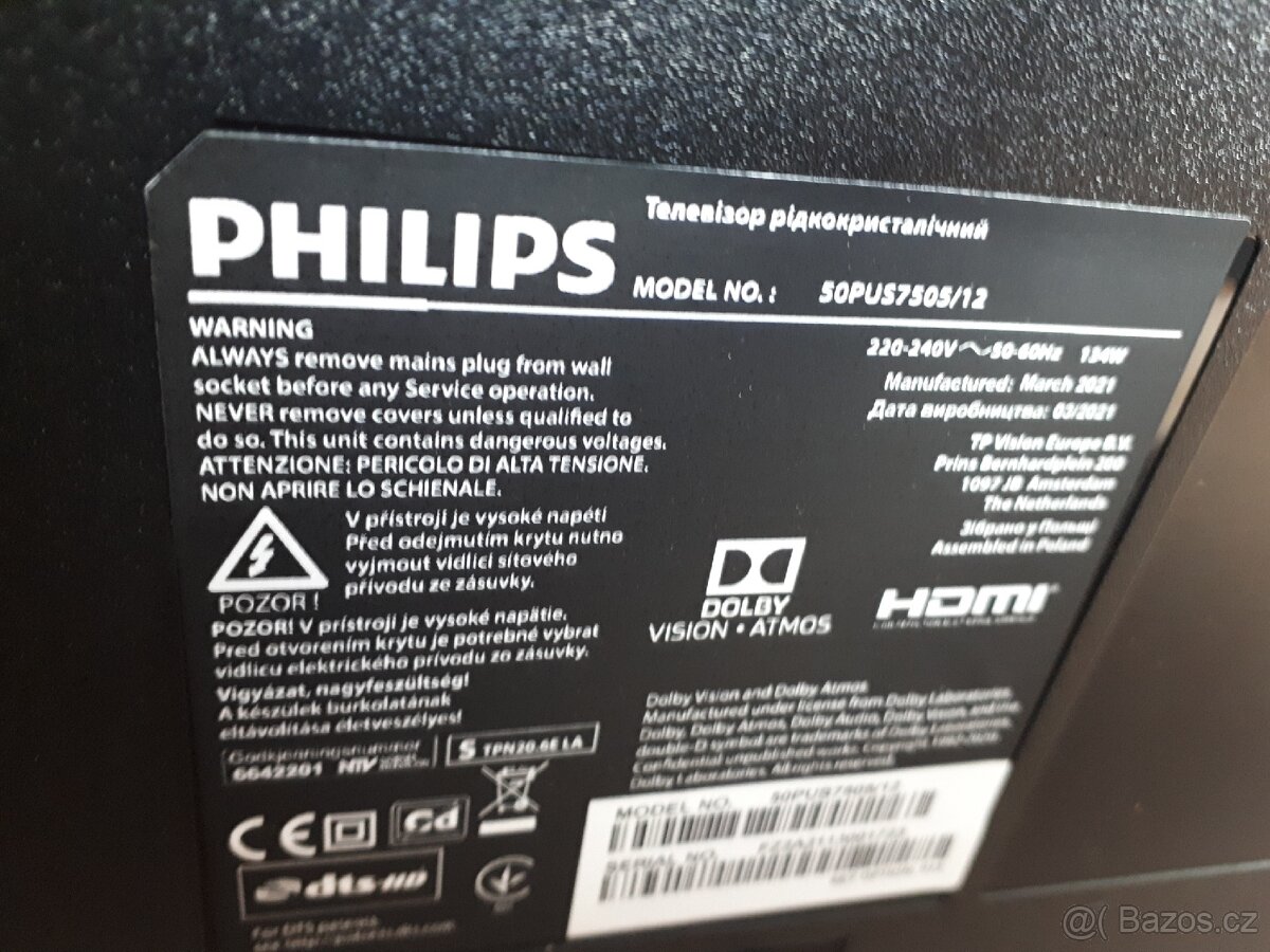 Smart TV Philips, 126cm - 2