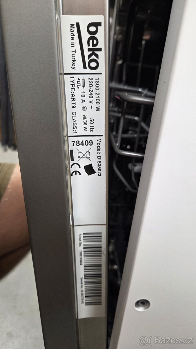 Vestevná myčka Beko DIS35020 - 2