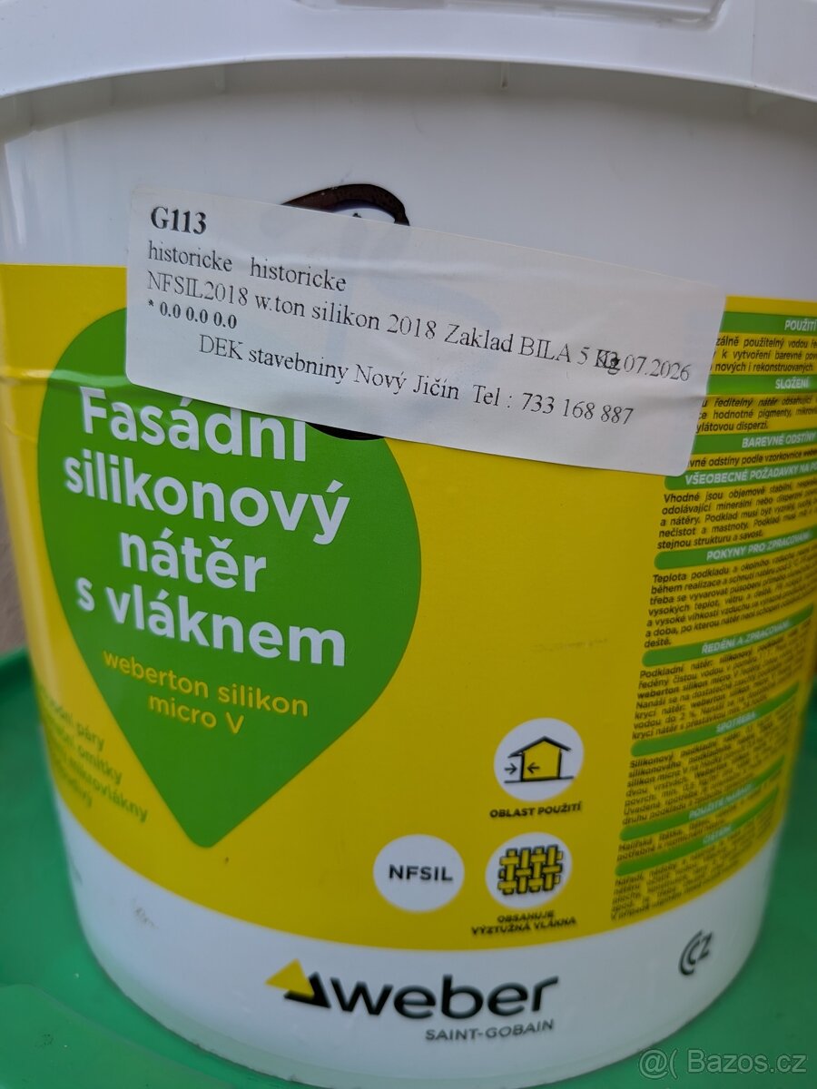 Silikonová barva Weber - 2