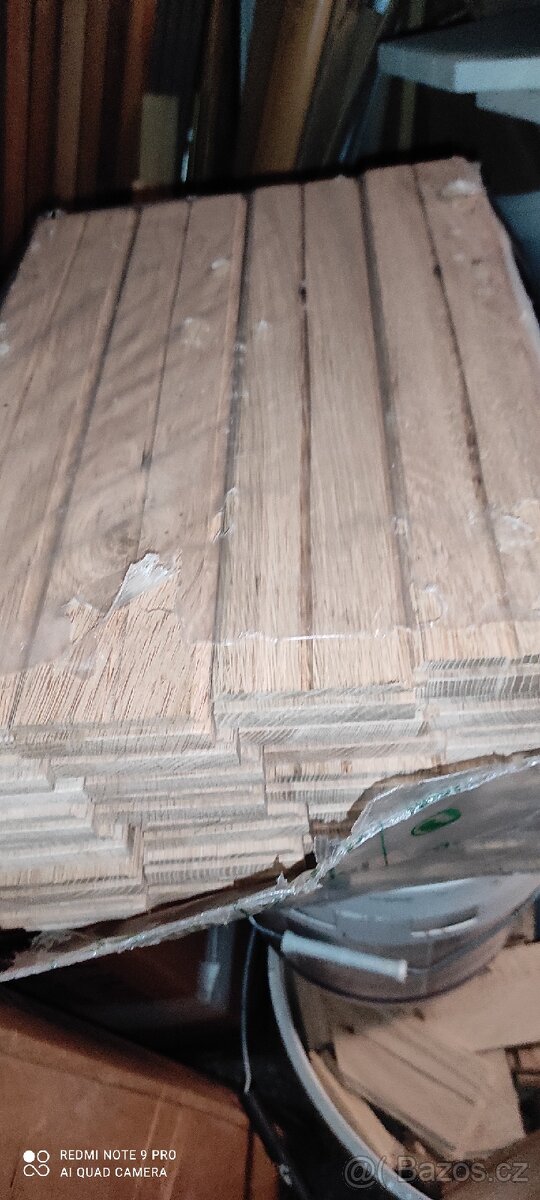 Prodám parkety dub 70 x 400 5m2 - 2