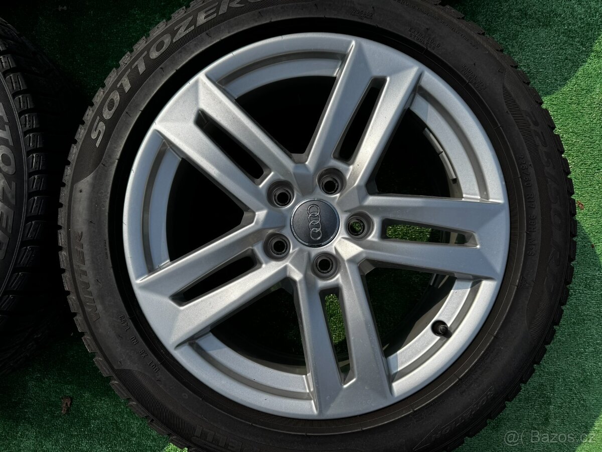 Originál alu kola Audi A5 A4 B9 zimní 5x112 R17 - 2
