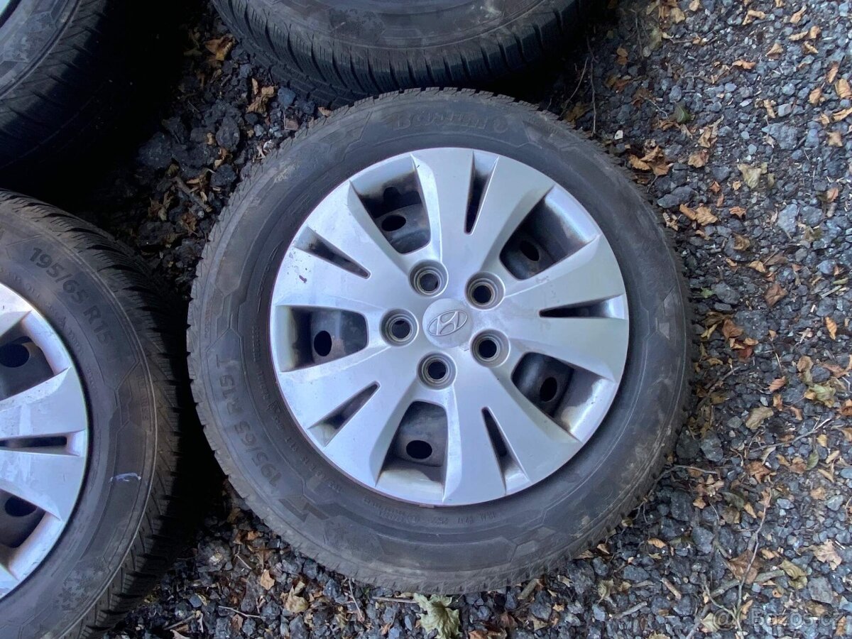 146. sada zimní kola 195/65 r15 5x114,3 Hyundai KIA - 2