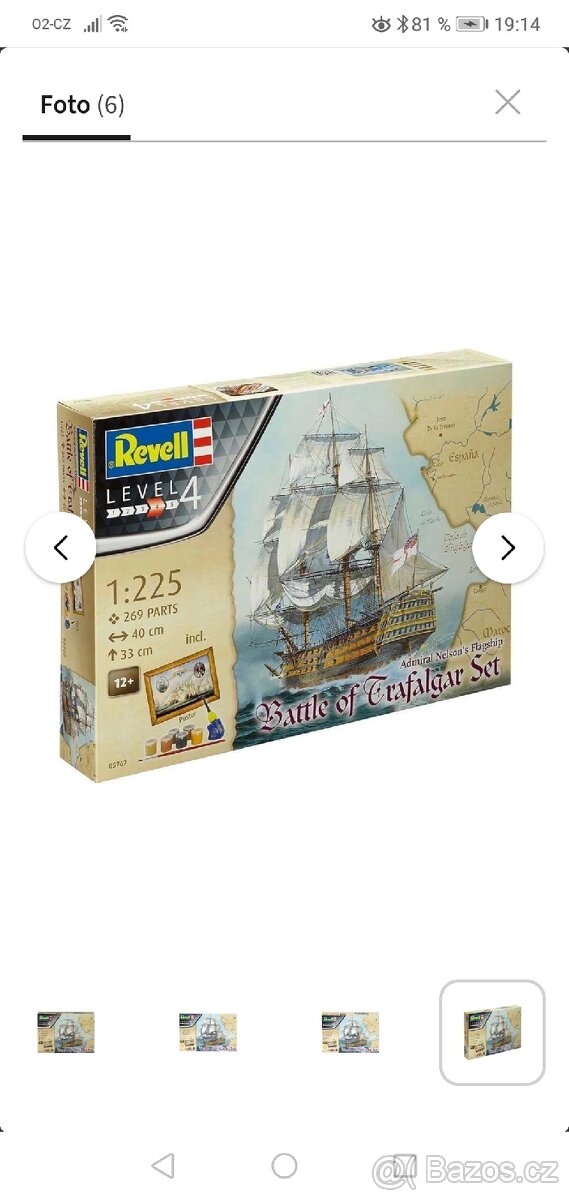 Model plachetnice - 2