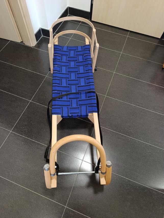 Dřevěné dětské sáňky/sáně - 2