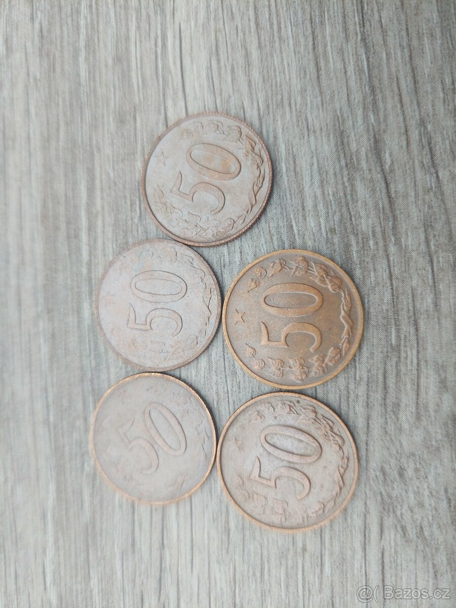 Mince 50 haléřů - 2