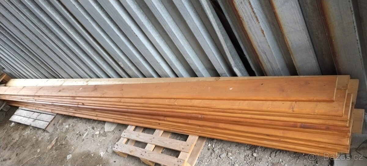 Pořádné plotovky 145x24 mm x 5 m, zaoblené - 2