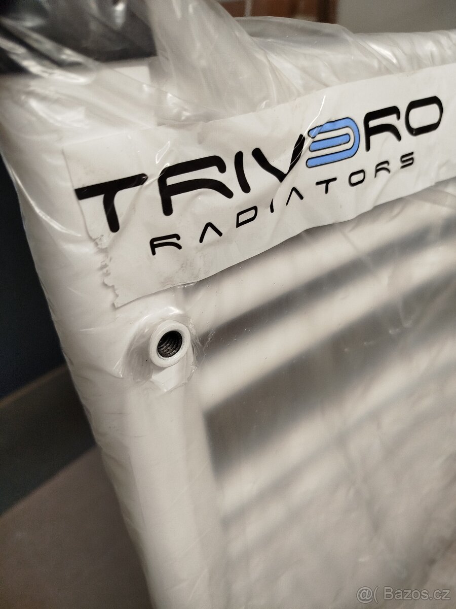 Koupelnový radiátor bílý 450x1290 - 2