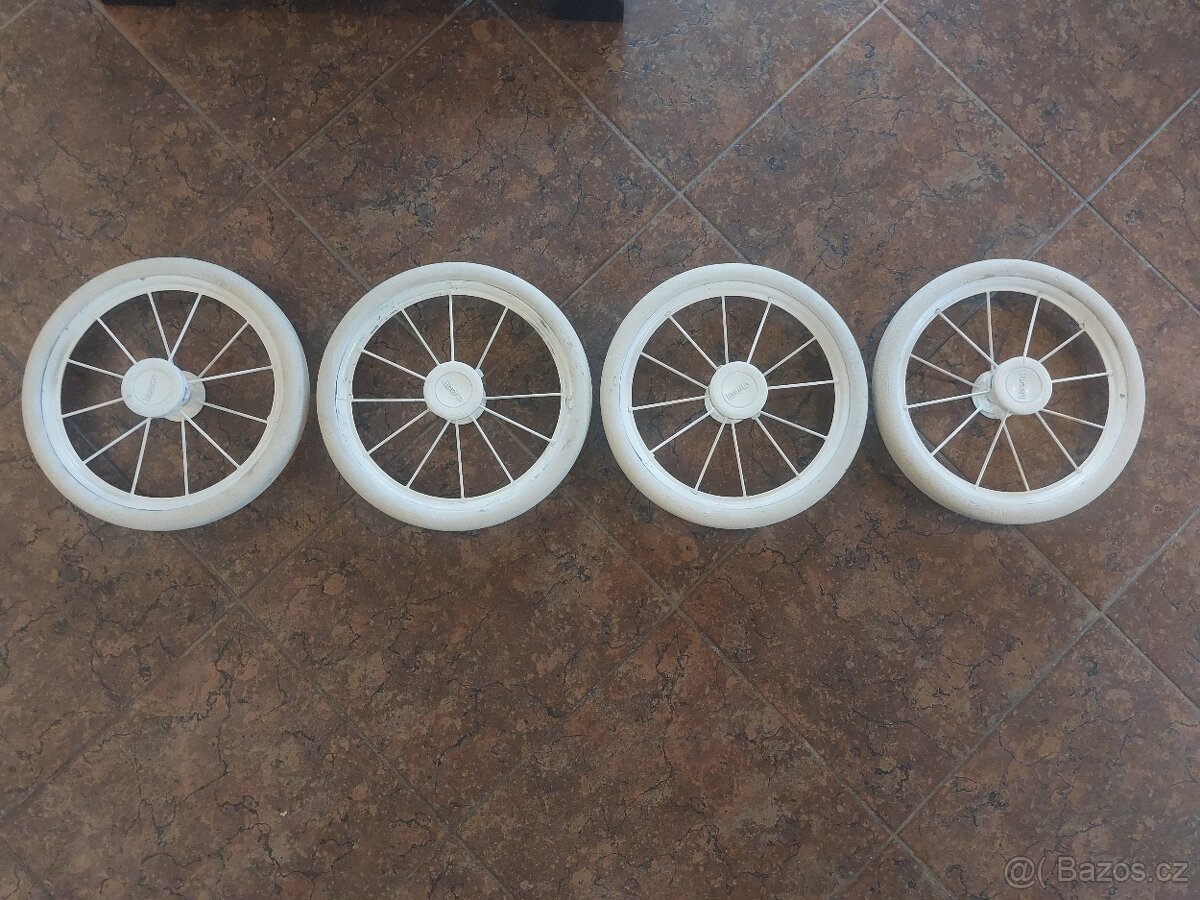 Retro originál kolečka na kočárek - 2