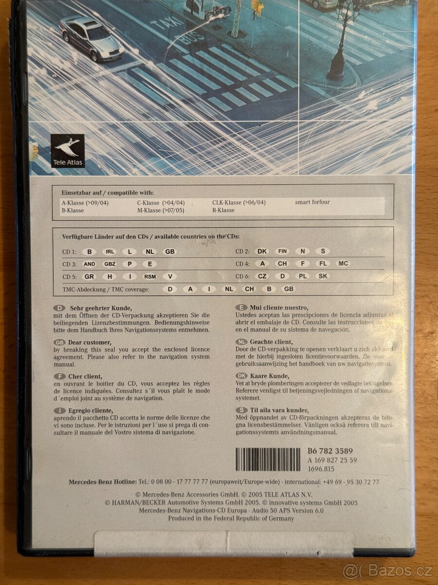 CD pro navigaci Mercedes APS 50 - 2