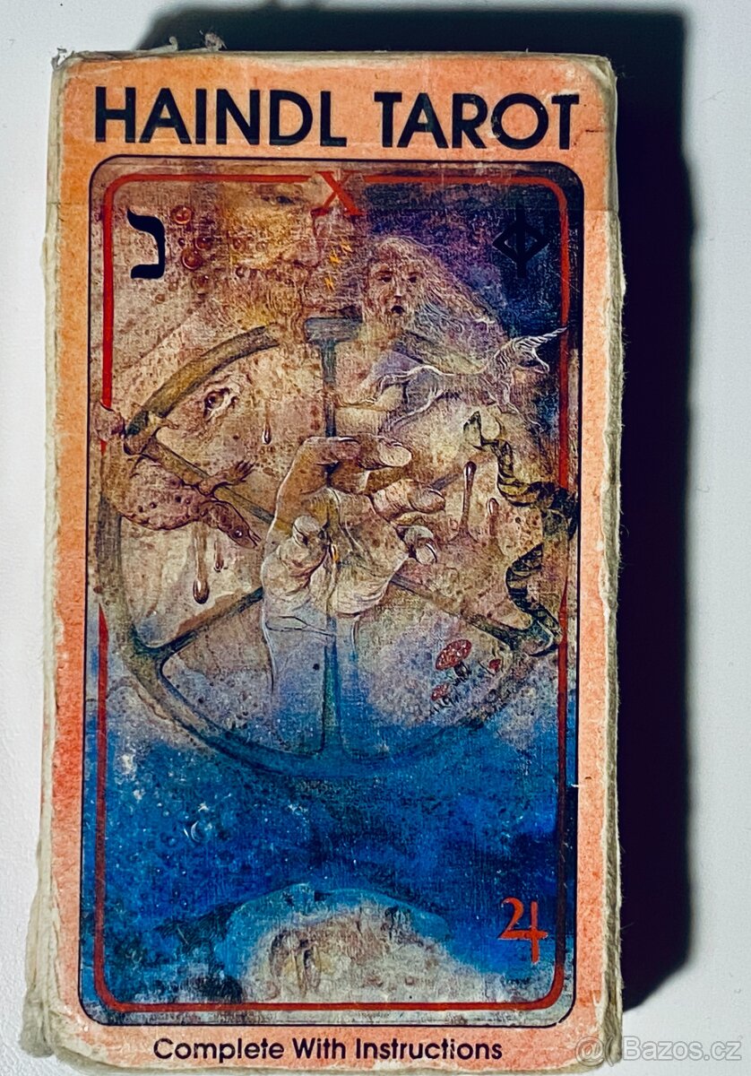 Tarotové karty Haindl Tarot Deck + přírodní. kniha jako nové - 2