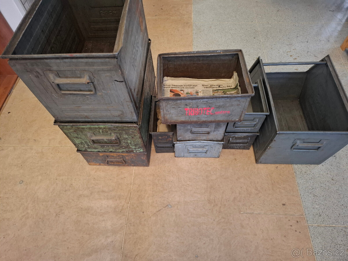 Plechové bedny mars 10ks - 2