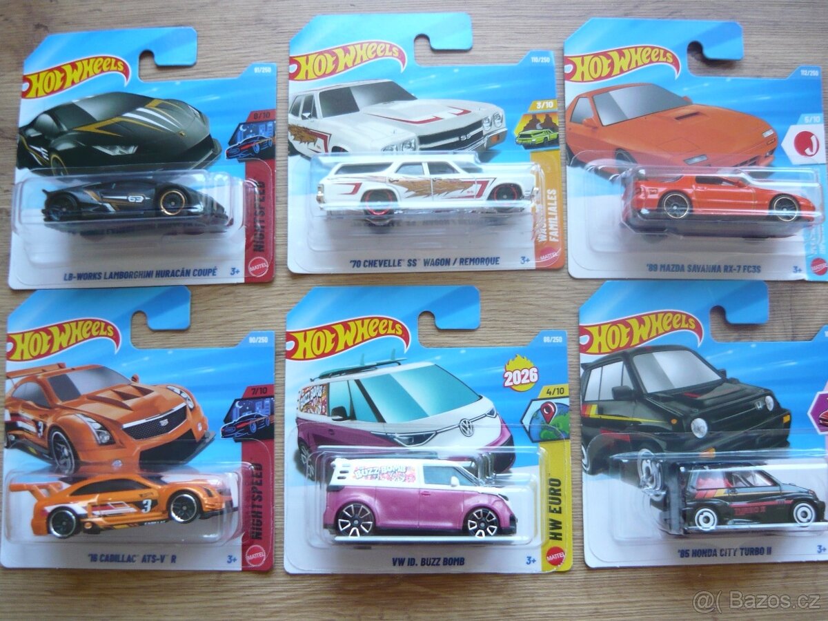 AUTÍČKA HOT WHEELS - 2