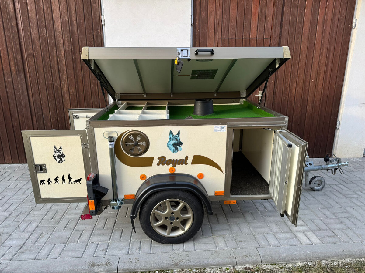 WT Metall, TH3/ROY1 přívěsný vozík pro psy - 2