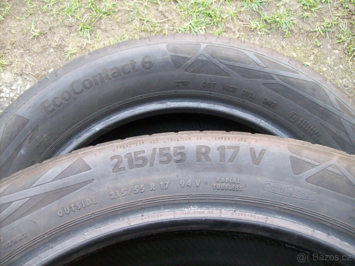 sada Continental EC6 215.55.17 94V 80% - 2