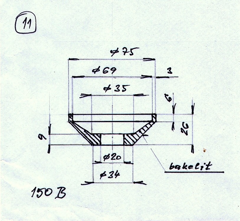 DIA brus - hrncový - průměr 75 mm - 2