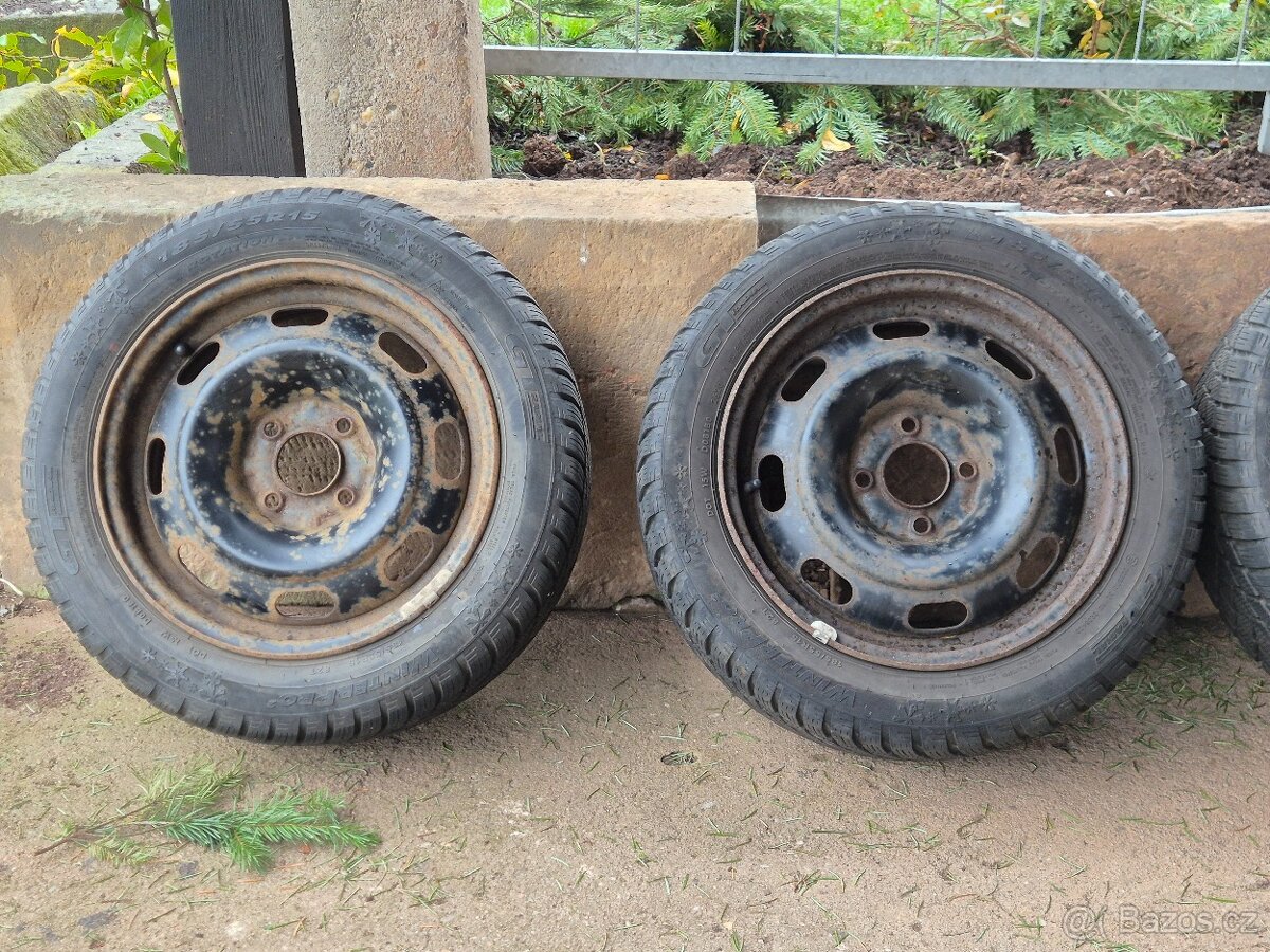 Plechové ráfky Peugeot 206 6Jx15 ET27 4x108 - 2