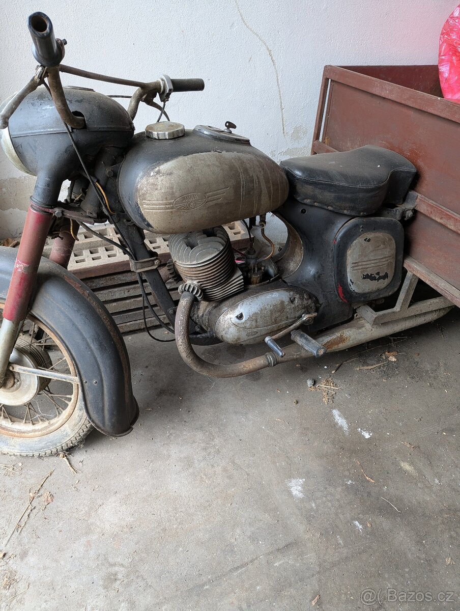 Jawa 250 tříkolová rikša - 2
