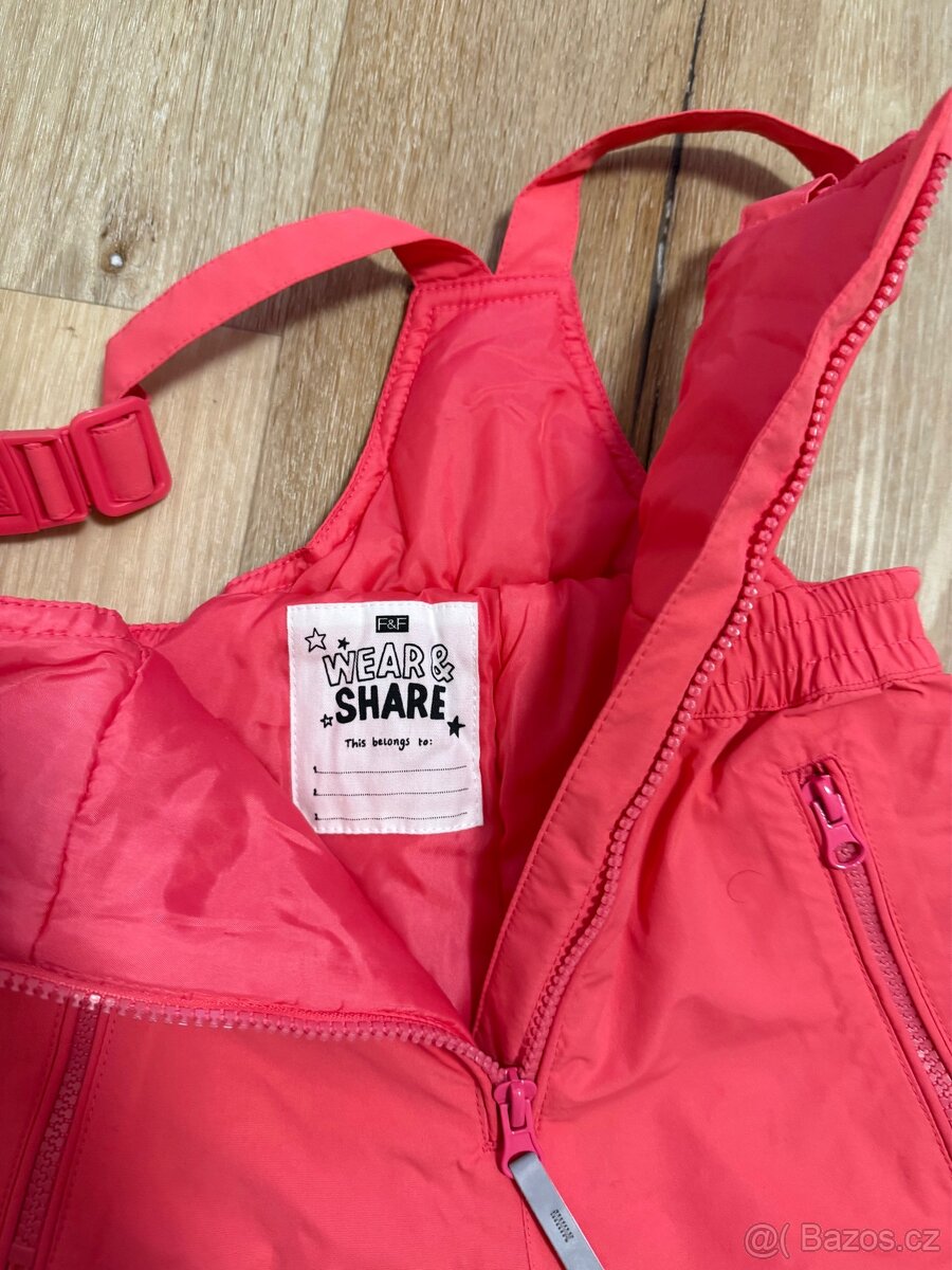 Dívčí lyžařské kalhoty 2-3 roky - 2