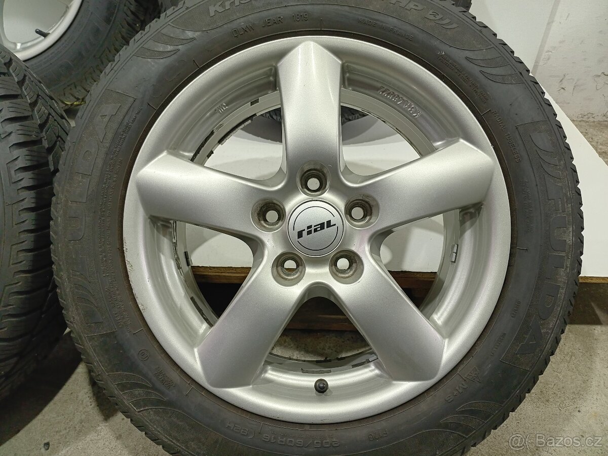 Zimní alu kola 5x112 R16 pneu 205/60/16 Fulda - 2